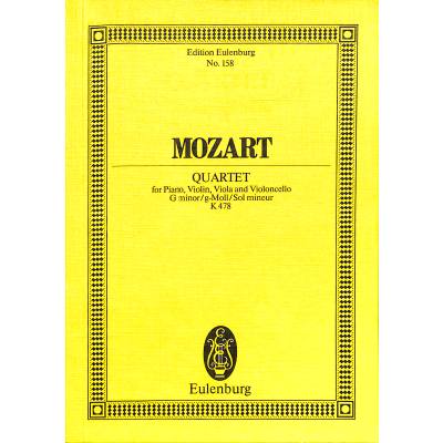 0841886001237 - Quartett g-moll KV 478