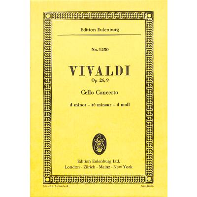 Concerto d-moll op 26/9 PV 282