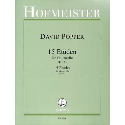 9790203460565 - David Popper - GEBRAUCHT Popper 15 Cello Studies Op76 Book 1 - Preis vom 23112023 060748 h 9790203460565 - David Popper - GEBRAUCHT Popper 15 Cello Studies Op76 Book 1 - Preis vom 23112023 060748 h