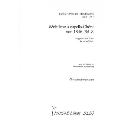 9790500122296 - Weltliche a cappella Chöre 3