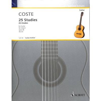 9790001094955 - 25 Etüden op 38