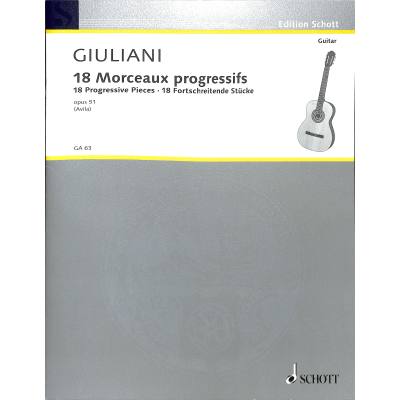 9790001095174 - 18 fortschreitende Stücke op 51