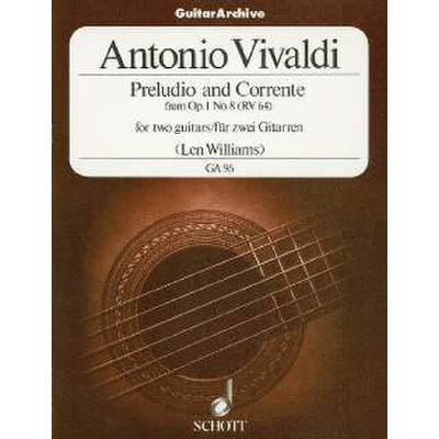 9790220116346 - Preludio + Corrente aus Sonate op 1 8 RV 64