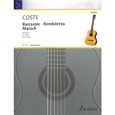 9790001096416 - Barcarole Rondoletto Marsch
