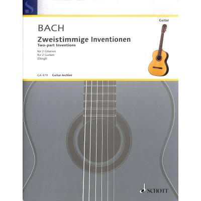 9790001097284 - Zweistimmige Inventionen BWV 772-786