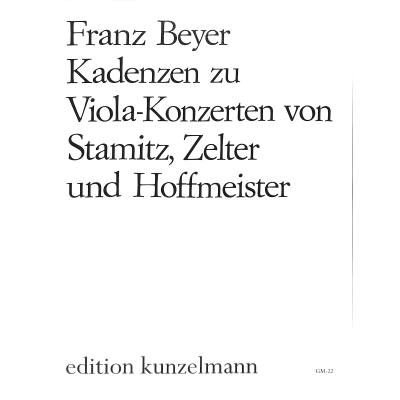 9790206200410 - Kadenzen zu Viola Konzerten