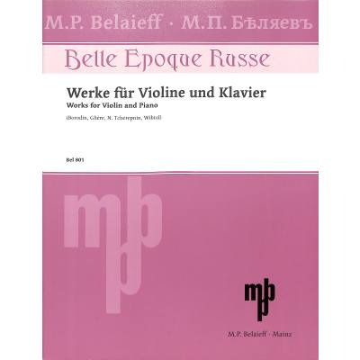 9790203004769 - Werke für Violine + Klavier