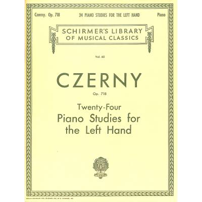0073999524604 - 24 piano Studies op 718 0073999524604 - 24 piano Studies op 718