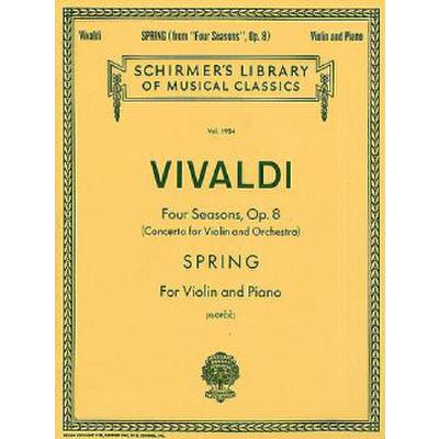 0073999630305 - Concerto E-Dur op 8 1 RV 269 PV 241 F 1 22 T 76 (La primavera - der Frühling)