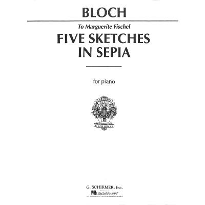 0073999764703 - Five sketches in sepia 0073999764703 - Five sketches in sepia