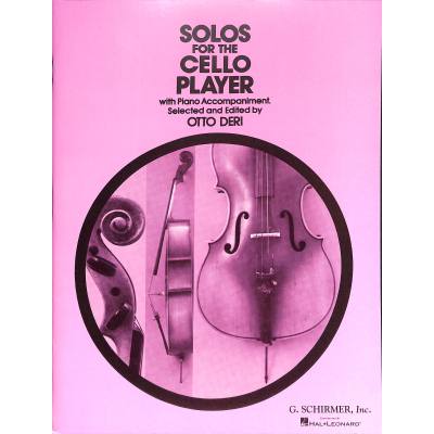 0073999811988 - Solos for the cello player