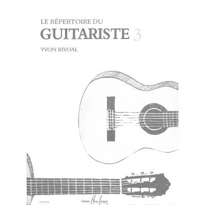9790230953290 - Repertoire du guitariste 3 9790230953290 - Repertoire du guitariste 3