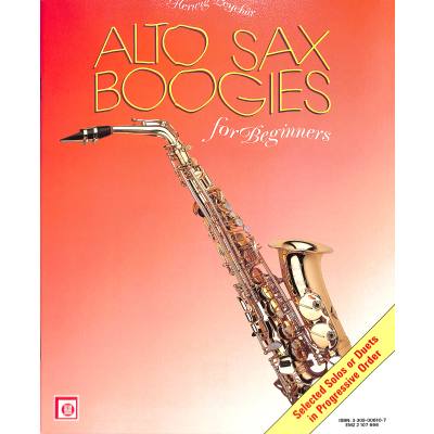 9783309006102 - Alto sax boogies for beginners