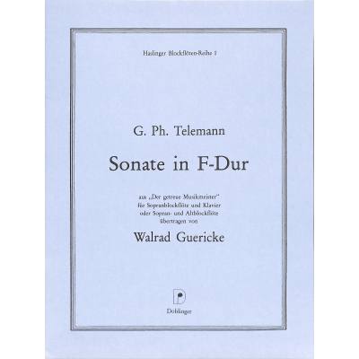 9790012169376 - Sonate F-Dur (der getreue Musikmeister) 9790012169376 - Sonate F-Dur (der getreue Musikmeister)
