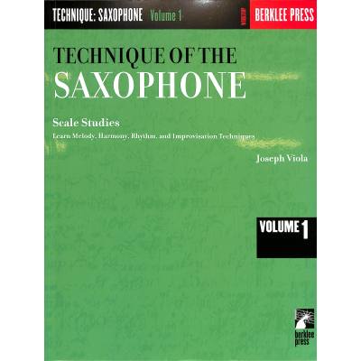 0073999498202 - Technique of the saxophon 1 scale studies 0073999498202 - Technique of the saxophon 1 scale studies