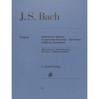 9790201801292 - Italienisches Konzert BWV 971 Französische Ouvertüre BWV 831 Vier Duette BWV 802-805 Goldberg-Variationen BWV 988 Kl - Johann Sebastian - Italienisches Konzert Französische Ouverture Vier Duette Goldberg-Variationen Bach Kartoniert (TB)