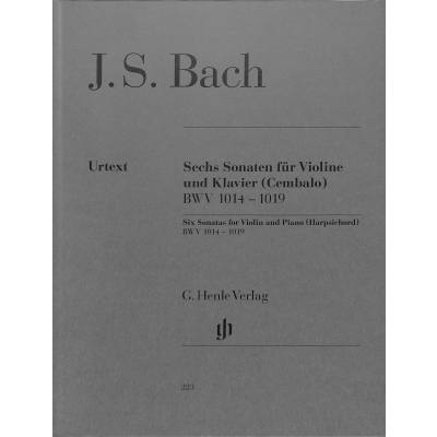 9790201802237 - Sechs Sonaten für Violine und Klavier (Cembalo) BWV 1014-1019 - Johann Sebastian - Sechs Violinsonaten BWV 1014-1019 Bach Kartoniert (TB)