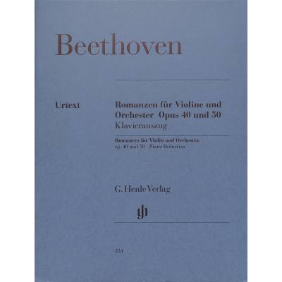 9790201803241 - Romanzen für Violine und Orchester G-Dur op40 und F-Dur op50 Klavierauszug - Ludwig van - Violinromanzen G-dur op 40 und F-dur op 50 Beethoven Kartoniert (TB)