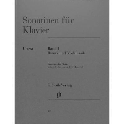 9790201803395 - Sonatinen für Klavier 1 Sonatinen für Klavier - Band I Barock und Vorklassik Kartoniert (TB)