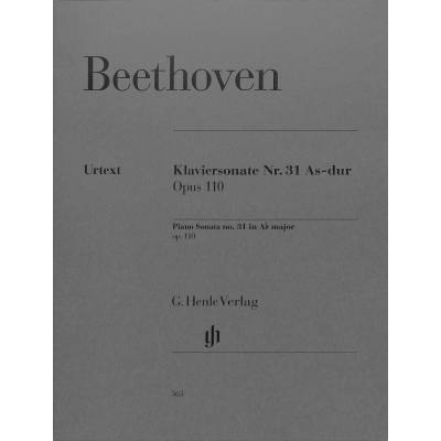 9790201803630 - Klaviersonate As-Dur op110 - Ludwig van - Klaviersonate Nr 31 As-dur op 110 Beethoven Kartoniert (TB)