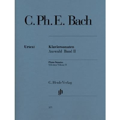 9790201803777 - Klaviersonaten Auswahl - Carl Philipp Emanuel - Klaviersonaten Auswahl Band II Bach Kartoniert (TB)