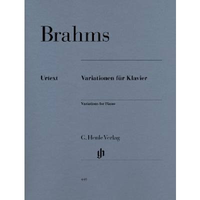 9790201804408 - Johannes Brahms - Variationen für Klavier - Johannes Brahms - Variationen für Klavier Kartoniert (TB)