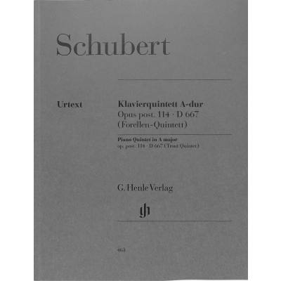 9790201804637 - Klavierquintett A-Dur op post 114 D 667 (Forellenquintett) Klavier Violine Viola Violoncello und Kontrabass - Violine Viola Violoncello und Kontrabass (Forellen-Qu Franz Schubert - Quintett A-dur op post 114 D 667 für Klavier Kartoniert (TB)