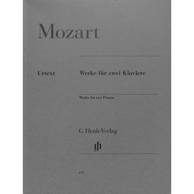 9790201804712 - Werke für zwei Klaviere Zwei Klaviere zu vier Händen - Wolfgang Amadeus - Werke für zwei Klaviere Mozart Kartoniert (TB)