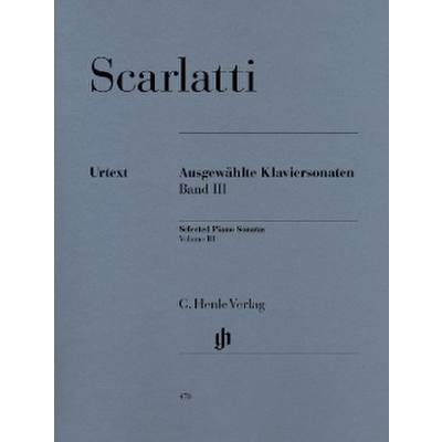 9790201804767 - Ausgewählte Klaviersonaten - Domenico - Ausgewählte Klaviersonaten Band III Scarlatti Kartoniert (TB)