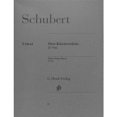 9790201800660 - G Henle Urtext-Ausgabe   Franz Schubert - 3 Klavierstücke (Impromptus) op post D 946 - Franz Schubert - 3 Klavierstücke (Impromptus) op post D 946 Kartoniert (TB)