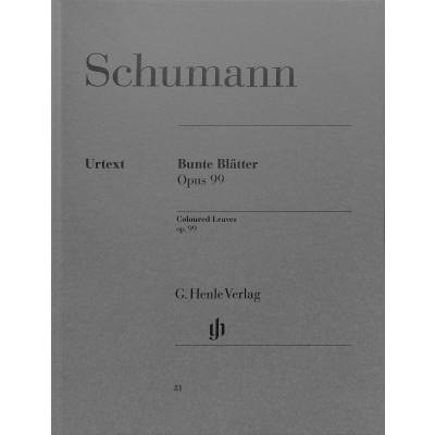 9790201800813 - Bunte Blätter op99 Klavier - Robert - Bunte Blätter op 99 Schumann Kartoniert (TB)