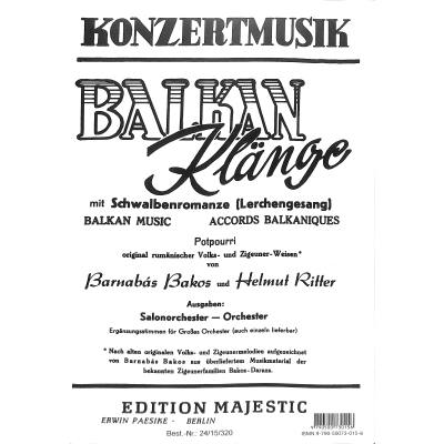 9790500730156 - Balkanklänge Potpourri