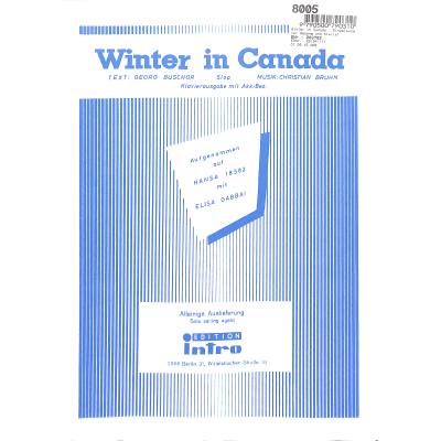 9790500790310 - Winter in Canada