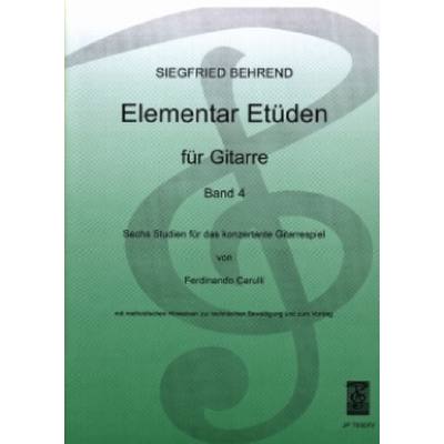 9790201497709 - Elementar Etüden 4