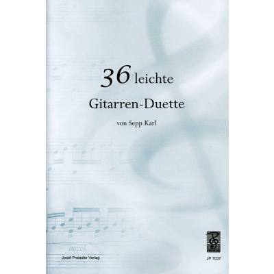 9790201470375 - 36 leichte Gitarren Duette