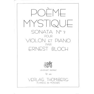 9790202300602 - Poeme mystique - Sonate 2