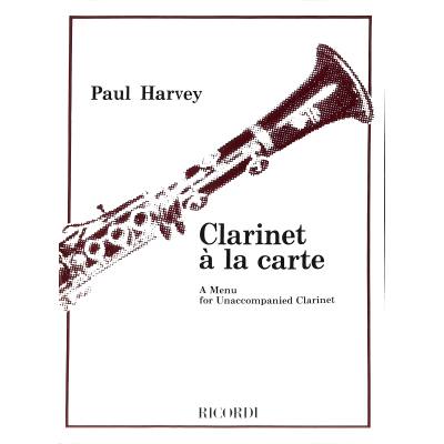 9790570022168 - Clarinet a la carte