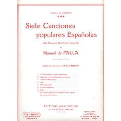 9790045007928 - Polo (7 canciones populares espanolas 7)