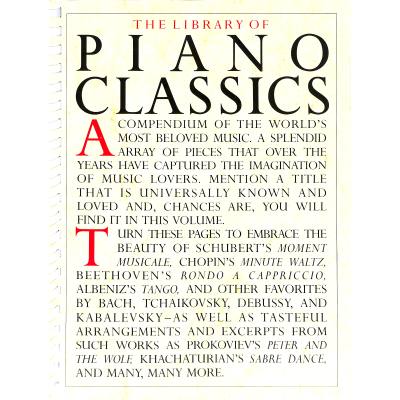 0752187668954 - The library of piano classics