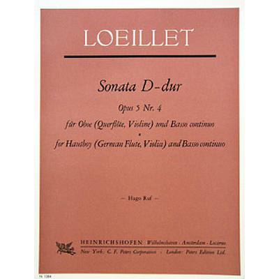 Sonate D-Dur op 5/4