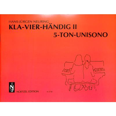 9790204537587 - Klavierhändig 2 - 5 Ton unisono