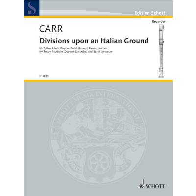 Divisions upon an italian ground