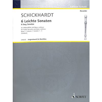 9790001099776 - 6 leichte Sonaten Bd 1