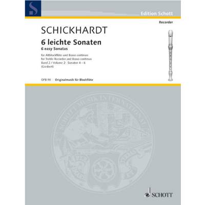 9790001099783 - 6 leichte Sonaten Heft 2