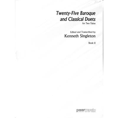 0680160428403 - 25 Baroque + Classical Duets 2