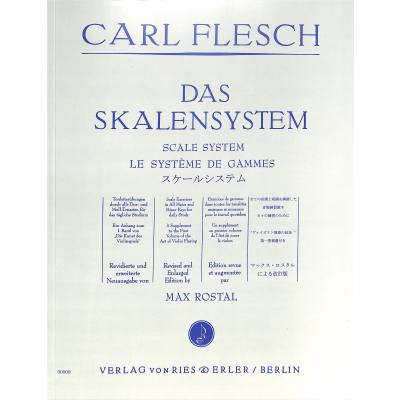 9790013000098 - Das Skalensystem für Violine - Carl F Flesch Kartoniert (TB)