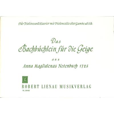 9790011284308 - Bach Büchlein für die Geige