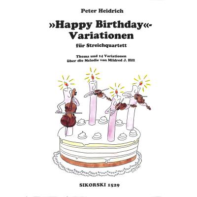 9783940982339 - Happy Birthday-Variationen - Peter Heidrich Geheftet