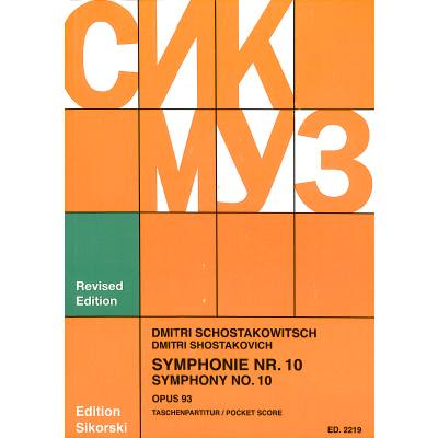 9790003017754 - Sinfonie 10 op 93 9790003017754 - Sinfonie 10 op 93