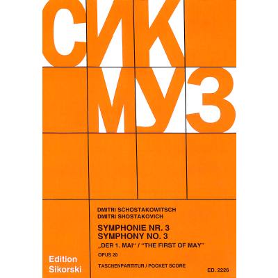 9790003017822 - Sinfonie 3 op 20 - der 1 Mai